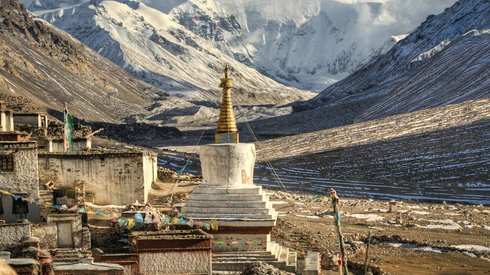 Monestir de Rongbuk, Tibet.